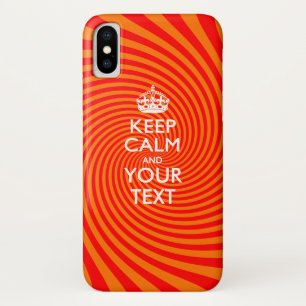 Case-Mate iPhone Case KEEP CALM personnalisé et votre texte