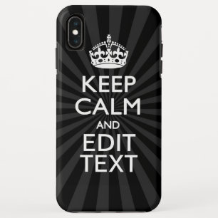 Coques Pour iPhone KEEP CALM personnalisé et votre texte Créatif