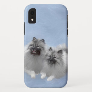Case-Mate iPhone Case Keeshond Paire de Kees Peinture Art animal origina