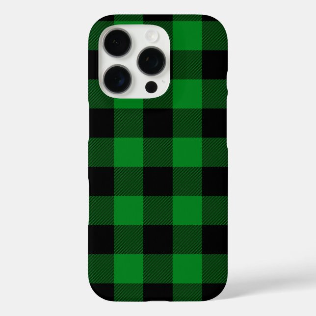 Coques Case-Mate iPhone Kelly Green Buffalo carreau  (Verso)