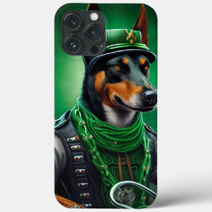 Case-Mate iPhone Case Kelpie australien conduisant un vélo pour la Saint
