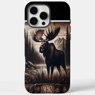 Coque iPhone 16 Pro Max Ken's Moose Wood Art