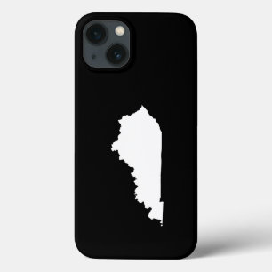 Coques Pour iPhone Kentucky en blanc et noir