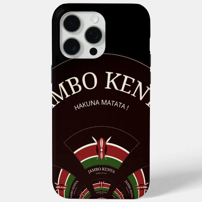 Coques Case-Mate iPhone Kenya Hakuna Matata (Verso)