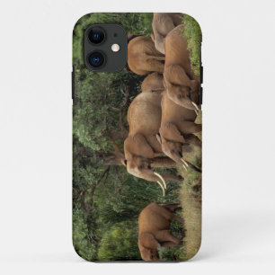 Coques Pour iPhone Kenya : parc national de Tsavo East, troupeau d'él