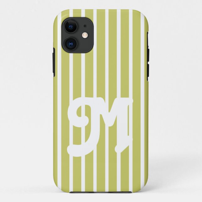 Coques Case-Mate iPhone Khaki Safari rayé (Dos)