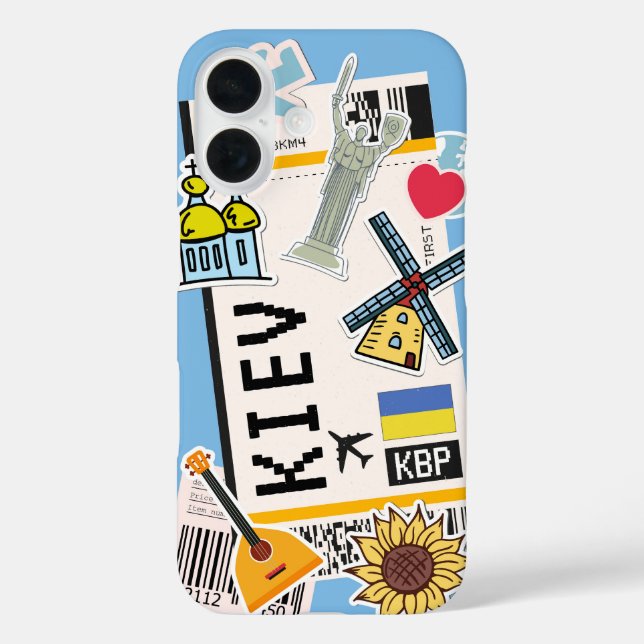 Coques Case-Mate iPhone Kiev Ukraine Embarquement Pass (Verso)