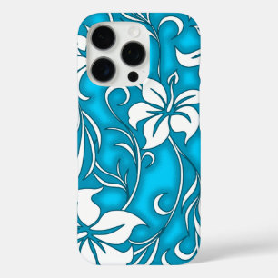 Coque iPhone 16 Pro Kilauea Hibiscus Hawaiian Floral Turquoise