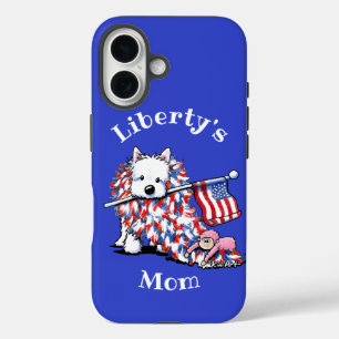 Coque Pour iPhone 16 KiniArt Liberty Westie