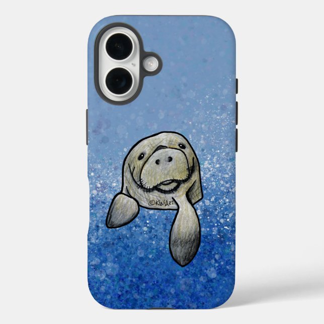 Coques Case-Mate iPhone KiniArt Manatee (Verso)