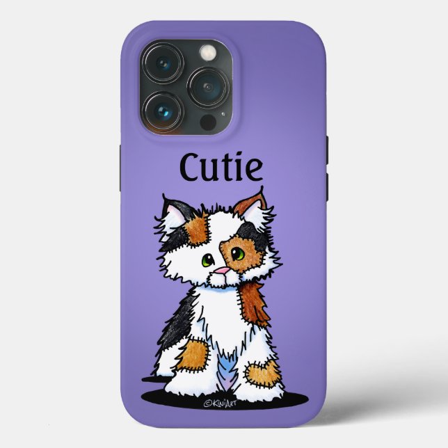 Coques Case-Mate iPhone KiniArt Patches Calico KittenCase-Mate Boîtier iPh (Verso)