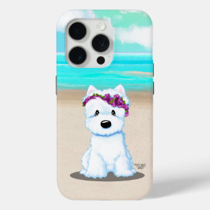 Coque Case-Mate iPhone KiniArt ™️ Westie Beach Blossom