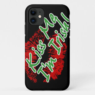 Etui iPhone Case-Mate Kiss Me Je suis Irlandais Lips Coque-mate iPhone 5
