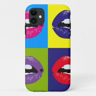 Coques Pour iPhone Kissy font face au cas à la mode d'art de bruit