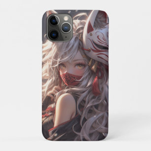 Case-Mate iPhone Case Kitsune Fox Masque Samurai fille Japonaise