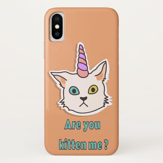 Coques Case-Mate iPhone Kitten Coque-Mate à peine iPhone X (Dos)