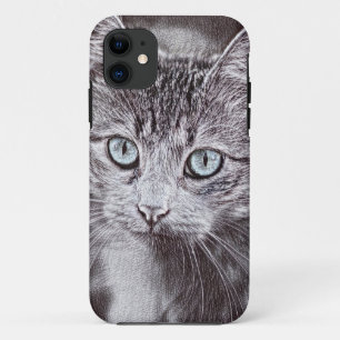 Case-Mate iPhone Case Kitten Love Cute Kitty Chat aux Yeux Bleus Lumineu