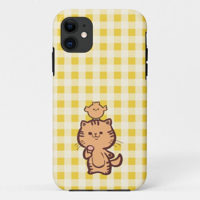 Coques Case-Mate iPhone Kitty et Little poulet (Dos)