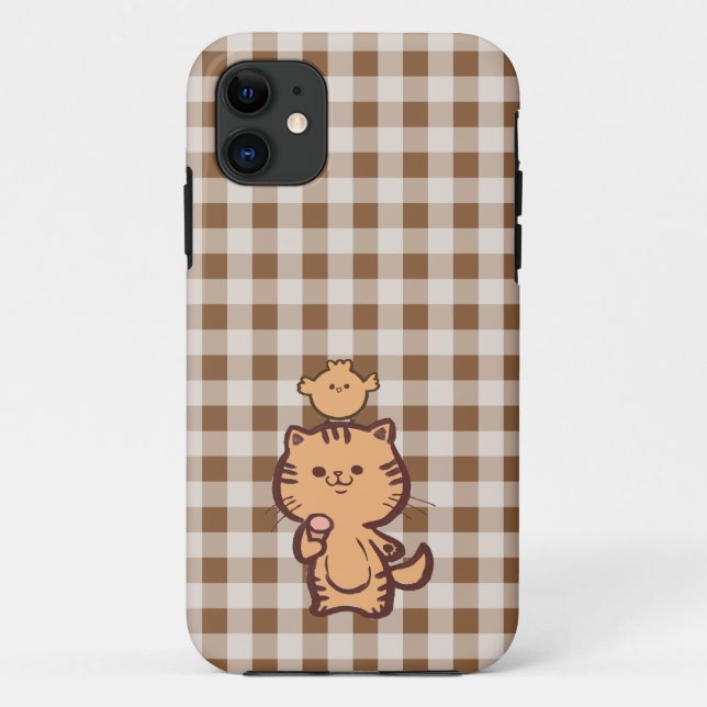 Coques Case-Mate iPhone Kitty et Little poulet (Dos)