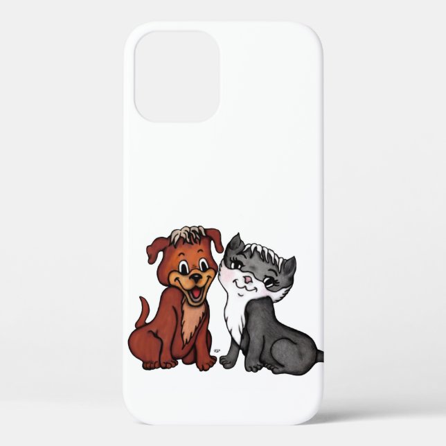 Coques Case-Mate iPhone Kitty et Puppy (Verso)