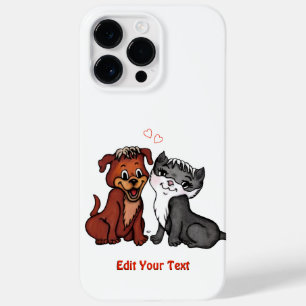 Coque Case-Mate iPhone Kitty et Puppy, Modifier votre texte