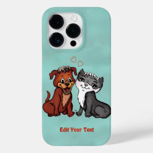 Coque Case-Mate iPhone Kitty et Puppy, Modifier votre texte