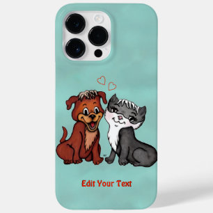 Coque Case-Mate iPhone Kitty et Puppy, Modifier votre texte