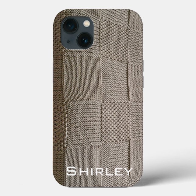 Coques Case-Mate iPhone Knit en patchwork en panier par Shirley Taylor (Verso)