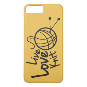Coque Case-Mate Pour iPhone Knit vivant   d'amour tricotant