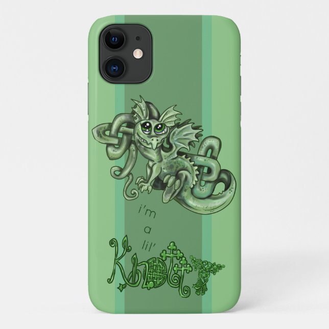 Coques Case-Mate iPhone Knotty lil Dragon~noeuds celtiques (Dos)
