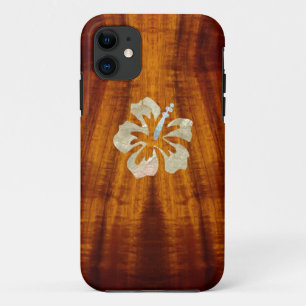 Coque Case-Mate iPhone Koa flambé avec Hisbiscus