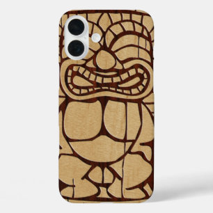 Coque Pour iPhone 16 Plus Koa Wood Tiki Ailani Surf board