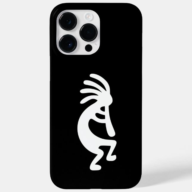 Coques Case-Mate iPhone Kokopelli noir et blanc (Verso)