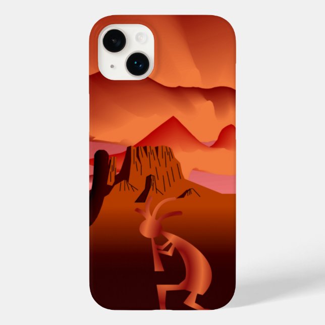 Coques Case-Mate iPhone Kokopelli Sud-Ouest (Verso)