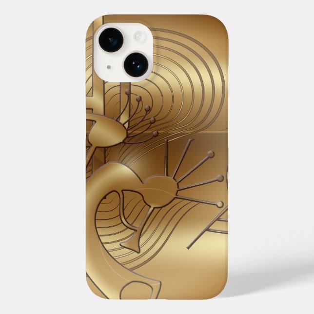 Coques Case-Mate iPhone Kokopelli Swirls, Mesa et Cactus (Verso)