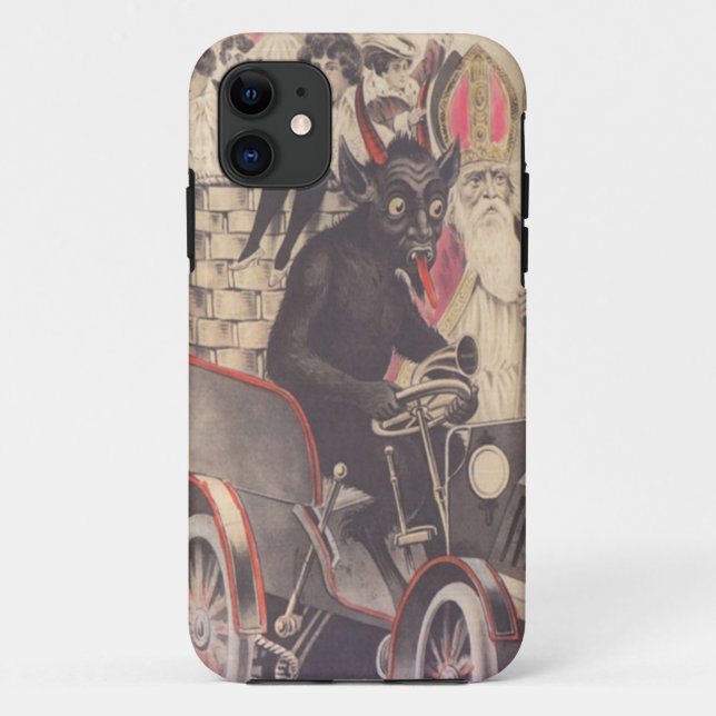 Coques Case-Mate iPhone Krampus & Prêtre Enlevant des Enfants (Dos)