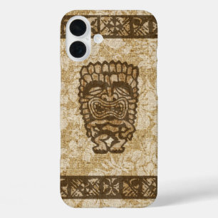 Coque Pour iPhone 16 Plus Ku-Tiki Hawaiian Tapa Hibiscus Tropical