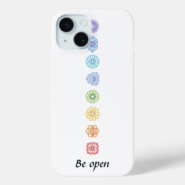 Coques Case-Mate iPhone Kundalini Yoga Chakras être ouvert (Verso)