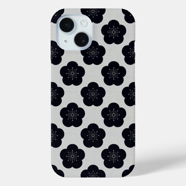 Coques Case-Mate iPhone KURO UME - Bold-White (Verso)