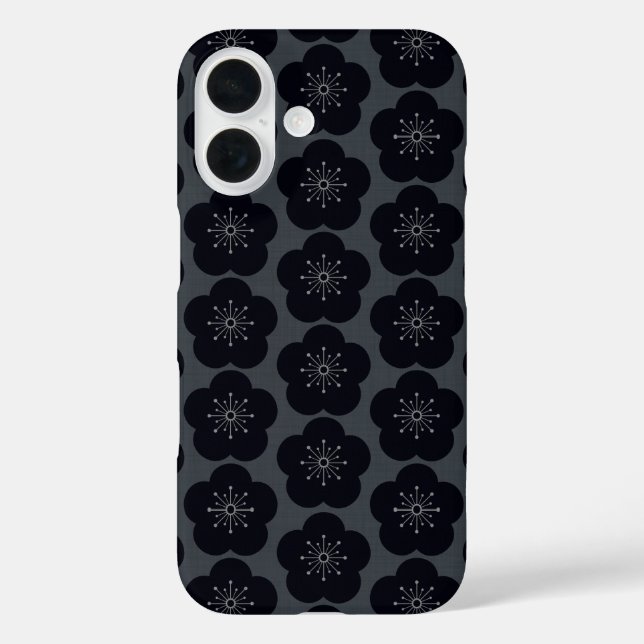 Coques Case-Mate iPhone KURO UME - Seamless - Gray (Verso)