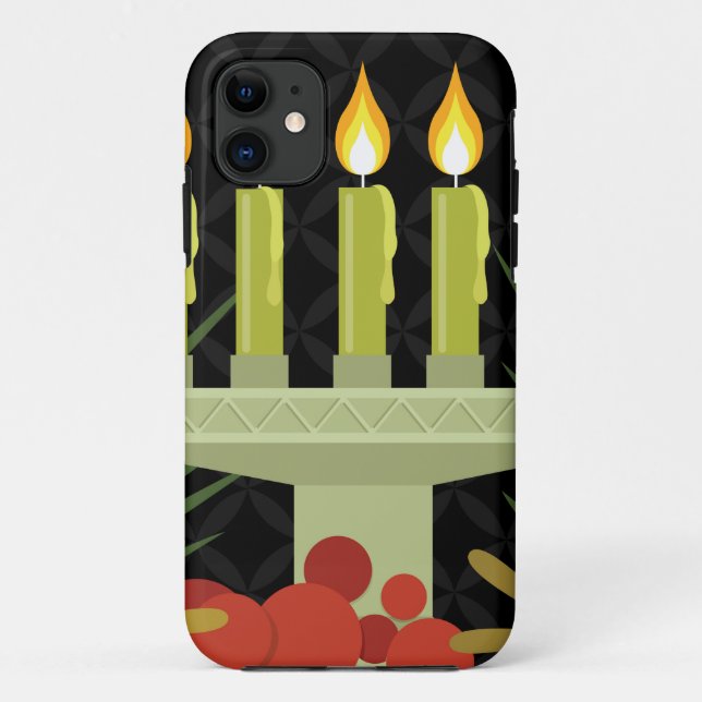 Coques Case-Mate iPhone kwanzaa noir (Dos)