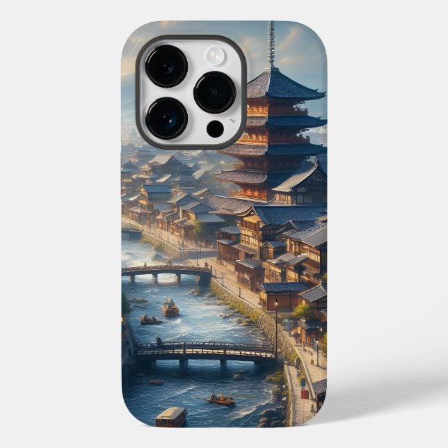 Coques Case-Mate iPhone Kyoto Japon Tourisme Vintage (Verso)