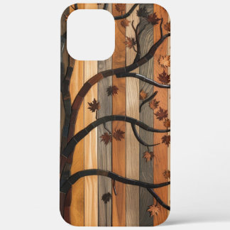 Case-Mate iPhone Case L’art de la nature : Arbre en bois Mosaïque Téléph