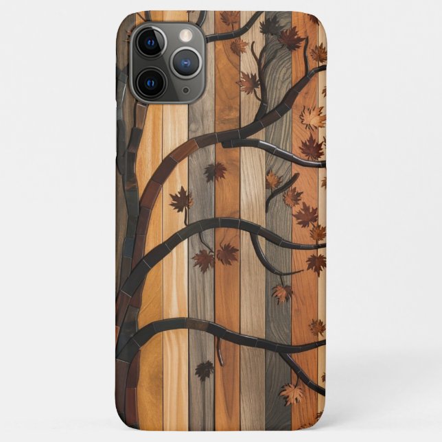 Coques Case-Mate iPhone L’art de la nature : Arbre en bois Mosaïque Téléph (Dos)