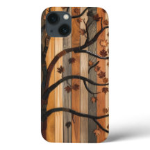 L’art de la nature : Arbre en bois Mosaïque Téléph