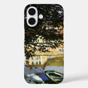 Coques iPhone 16 La Banque de la Seine, Bennecourt de Claude Monet