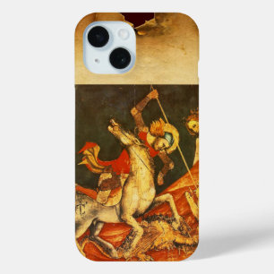 Coque Pour iPhone 15 La bataille de Saint George avec le monogramme du