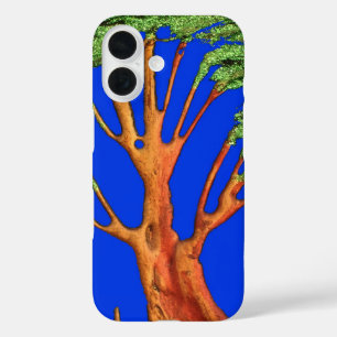 Coques iPhone 16 La Beauté de l'Acacia d'Afrique Sérénité bleue d