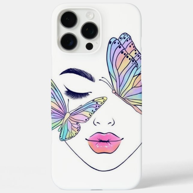 Coques Case-Mate iPhone la beauté des femmes sur la couverture téléphoniqu (Verso)