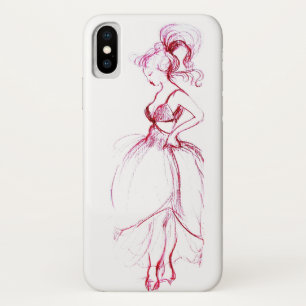 COQUES POUR iPhone LA BEAUTÉ EN ROBE ROSE